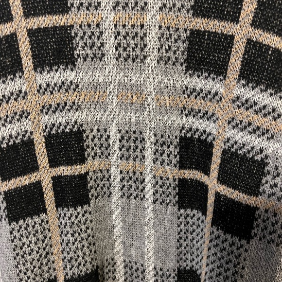 Firenze in Maglia Italian made lambswool blend plaid cardigan women’s M - Picture 6 of 6